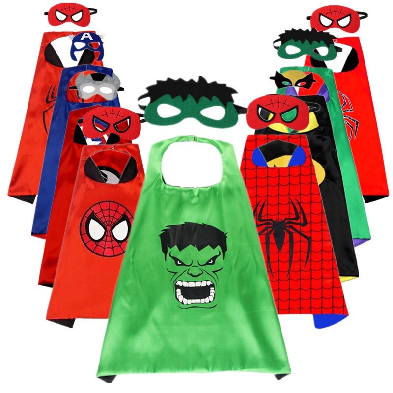 Multi Reliable Kids Superhero Fancy Boys Costume Cape Mask Birthday Halloween Cosplay Costumes Toys Must Versatile - Image 3