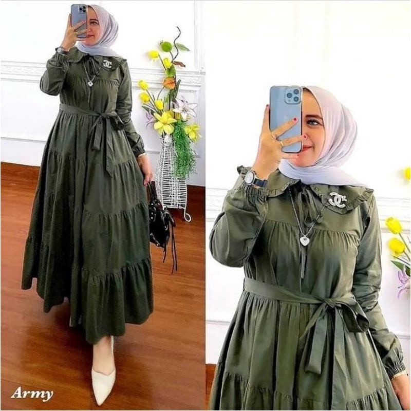 Versatile Premium 0jovinna MAXI DRESS GAMIS JUMBO SIZE S M L XL XXL MATT outfitt Purpose - Image 4