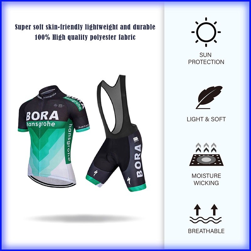 Versatile Have Bora hansgrohe cycling jersey set men shirt pants pad road bike baju basikal Tops Sales Multi