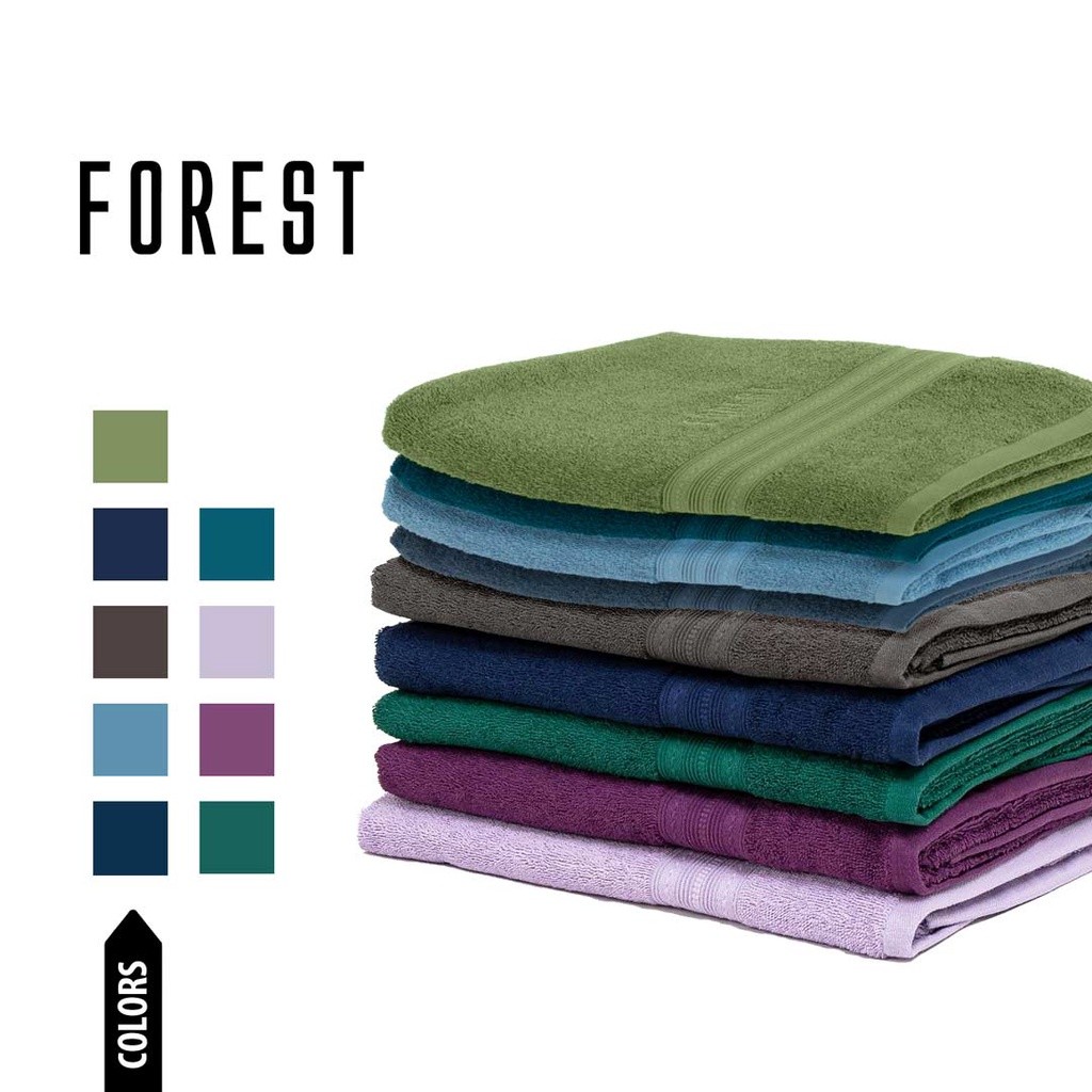 Forest Tuala Mandi Dewasa | Forest 100% Cotton Home Bath Towel - P00081