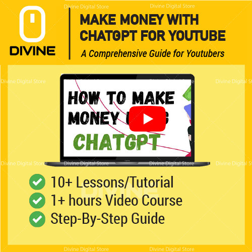 💎[Instant Delivery][Video Course] Make Money with Chatgpt: A Course on Chatgpt for youtubers | ChatGpt Course ChatGpt 4