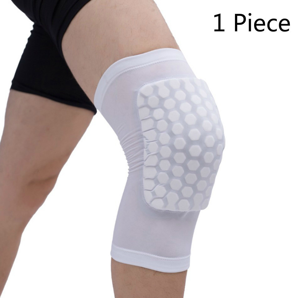 Have Reliable Worthdefence 1 Pieces Honeycomb Short Knee Pads Design Compression Leg Sleeves Kneepad Basketball Volle... - Image 5