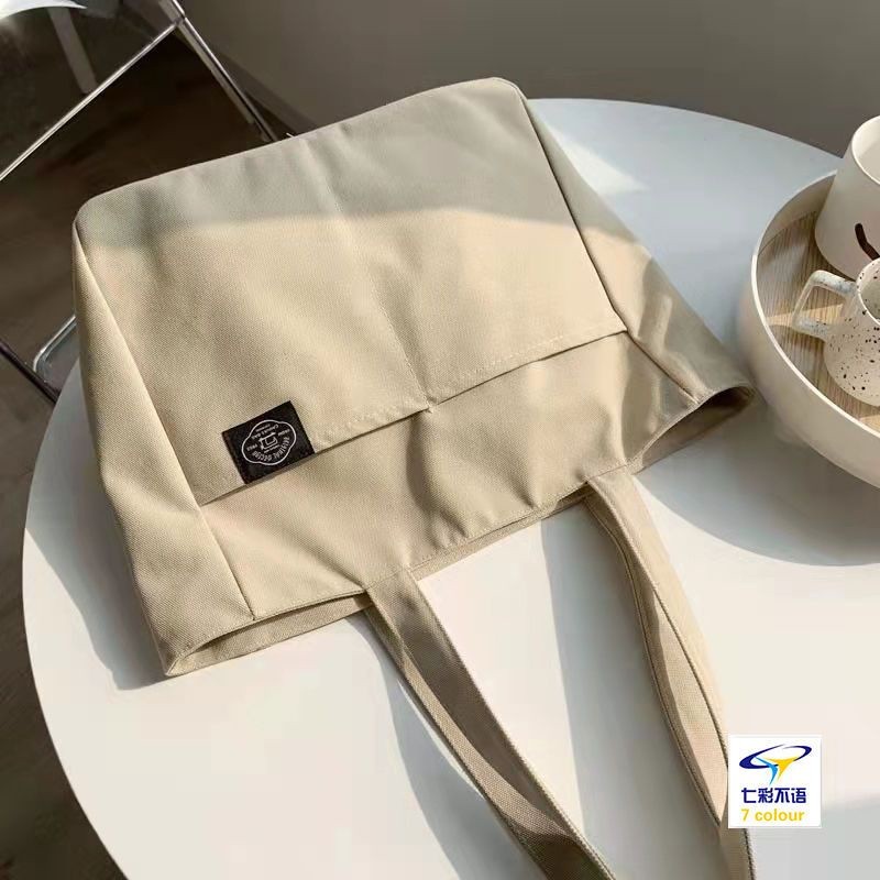 Casual Fashion TSCfashion Japanese Multi-pocket Tote Canvas Bag Simple Versatile Literature Large Capacity Shoulder C... - Image 5