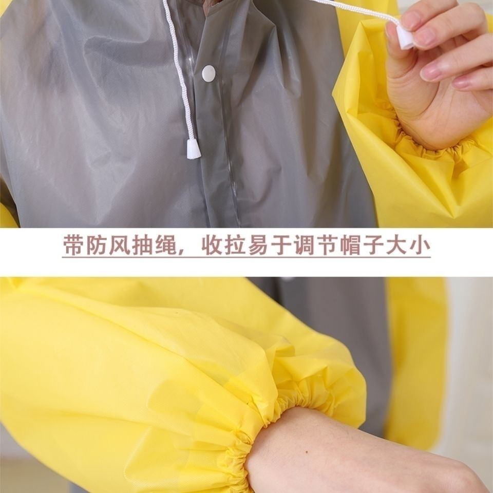 Must Premium Jas Hujan Menebal Lelaki dan Wanita Jaket Dewasa Mudah Seluruh Badan Anti-Hujan Baju Versatile - Image 5