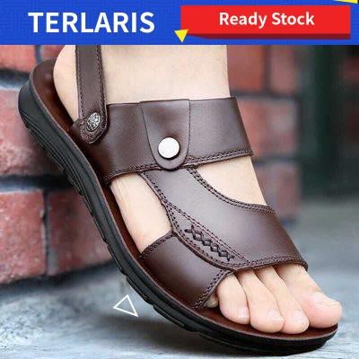 Active Running <INT>.Ready Stock selipar lelaki sandal New Beach Shoes Summer Soft Gym Breathable - Image 2