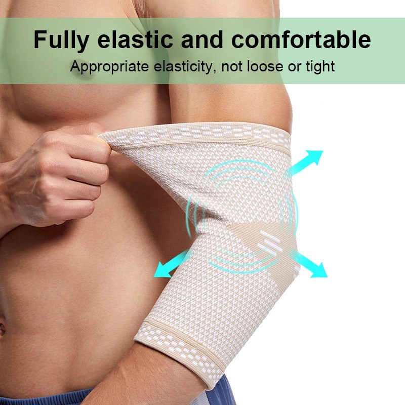 Premium Purpose 1pc Elbow Support Elastic Gym Sport Protective Pad Absorb Sweat Basketball Arm Sleeve Brace Reliable ... - Image 3