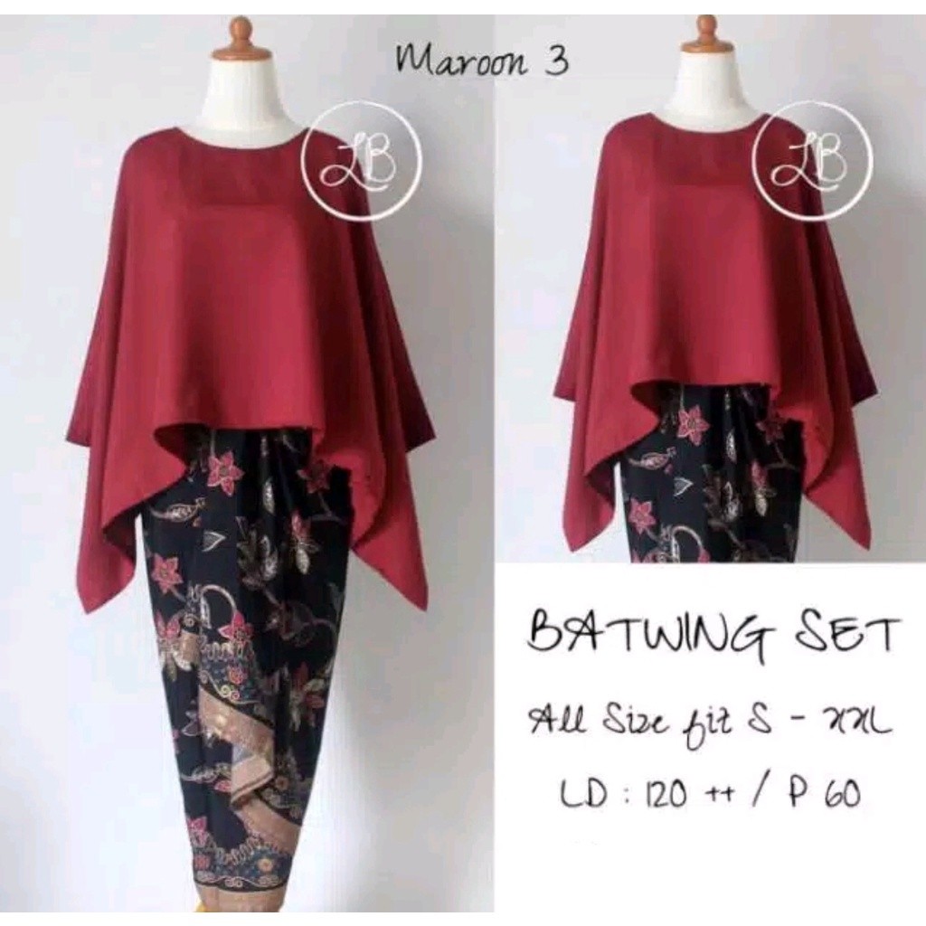 Versatile Multi MODERN Top BATWING KEBAYA JUMBO - Image 4