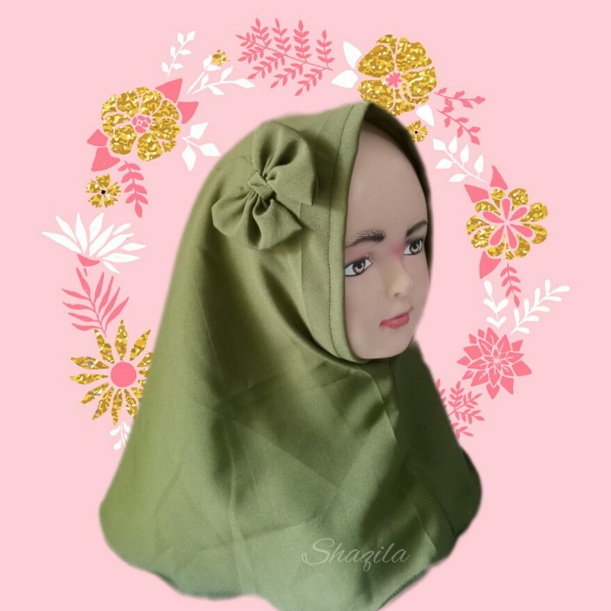 Must Premium 0-1 Year Old Baby hijab / Girls Veil fita Cute muslim fashion Raya Essential Quality - Image 2