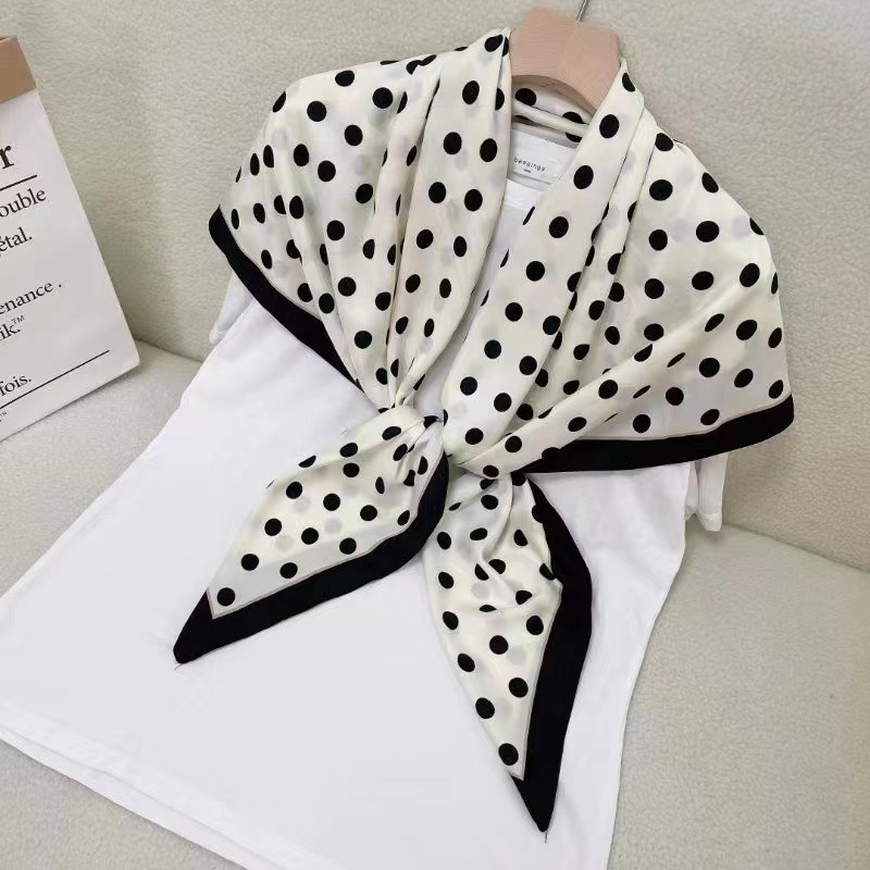 Quality Must YUNBOBO Fashion Scarf 110x110cm twill Square Printed women Lady Shawl - Image 3