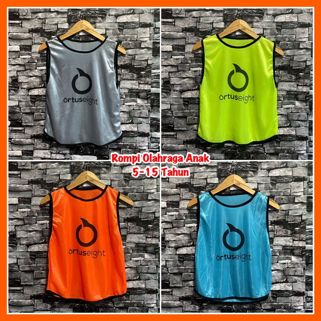 Durable Reliable 12pcs Children's Futsal Soccer Sports Vest Dozens Of Junior Multi - Image 5