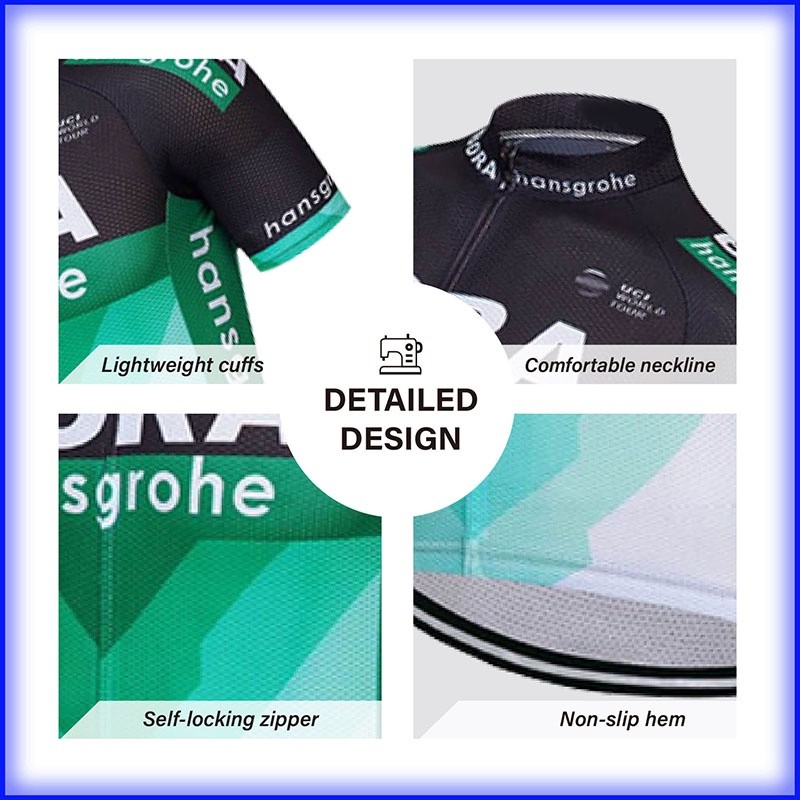 Versatile Essential Bora hansgrohe cycling jersey set men shirt pants pad road bike baju basikal Voucher Have - Image 3