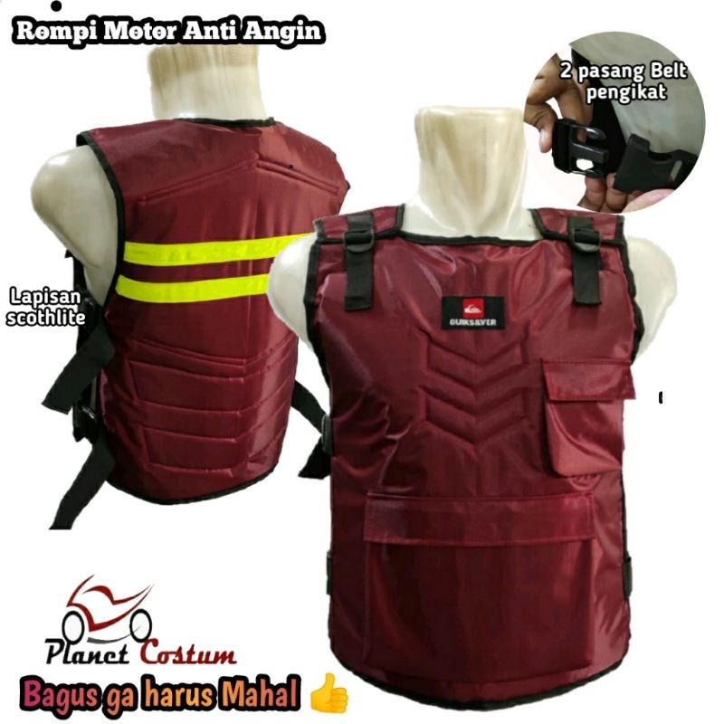 Quality Multi Windproof Motorcycle Vest turing touring adventure Back Chest Protector Reliable - Image 4