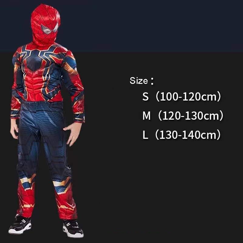 Purpose Durable Congme Superhero Muscle Costume Kid 3D Captain America Spiderman Batman Ironman Thor Hulk Cosplay Jum... - Image 3