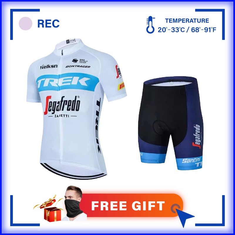 Durable Quality 【New Arrival】TREK cycling jersey wear summer breathable short-sleeved Back pocket bike set Tops S... - Image 5