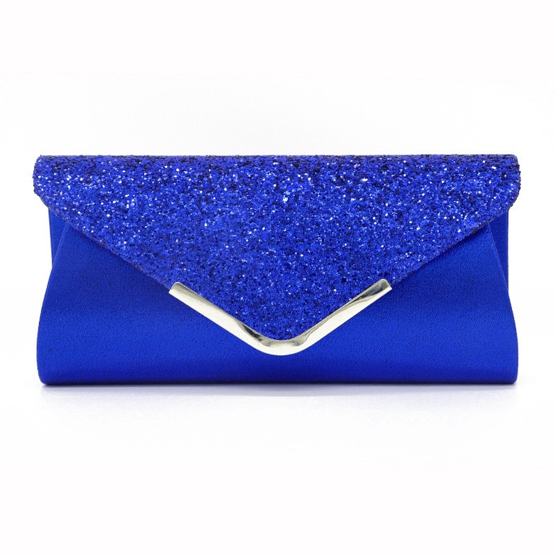 Chic Fashion Dinner Bag Women Sequined Clutch Bags leather Diamond sling beg korean style - Image 5