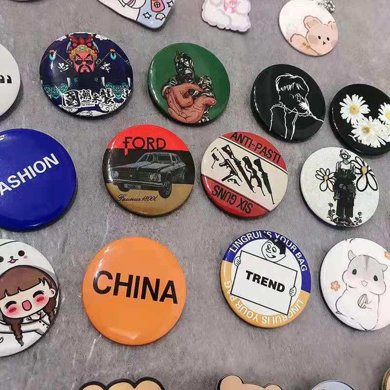 Accessory Trendy Random style 2 badges men's bag accessories Travel Outdoor - Image 3