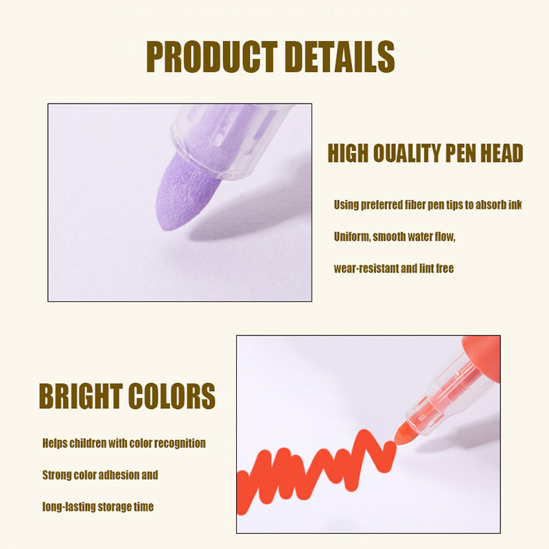 12/24/36/48/60/80 Colors Acrylic Marker Pen Set Color Marker Set Colored Pen color pen Coloring set Highlighter pen