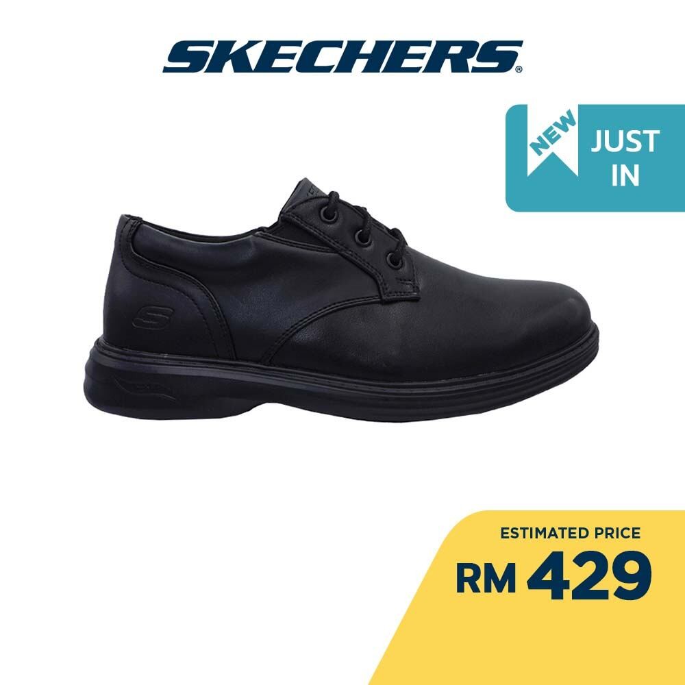 Skechers Men SKECHERS USA Arch Fit Ogden Rupert Shoes - 204740-BBK Kasut Sneaker, Lelaki