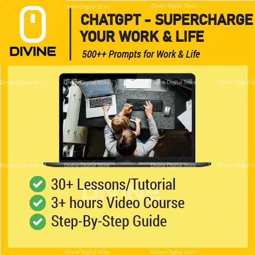 💎[Instant Delivery][Video Course] ChatGPT 101 Supercharge Your Work & Life | ChatGpt Course ChatGpt 4 Chat Gpt Midjourn