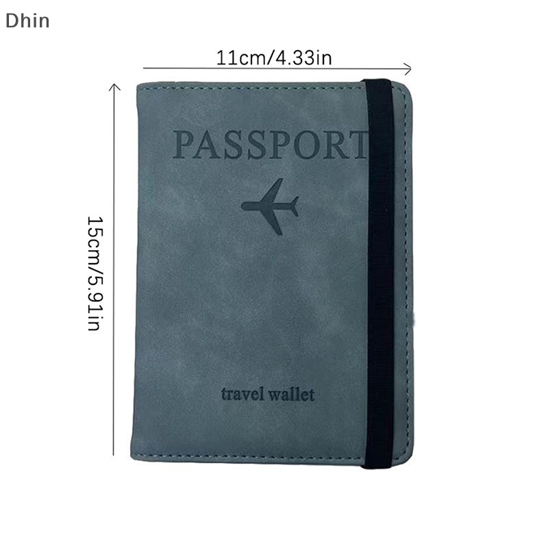Style Casual Women Men RFID Vintage Business Passport Covers Holder PU Leather Wallet Case COD - Image 3