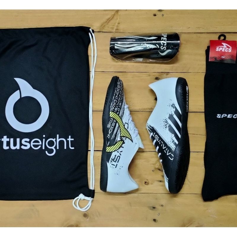 Have Quality Sepatu Futsal Ortuseight Pria Paket komplit 1set (4pcs) Bonus Tas Serut Kaoskaki Panjang & Shin guard Sp... - Image 4
