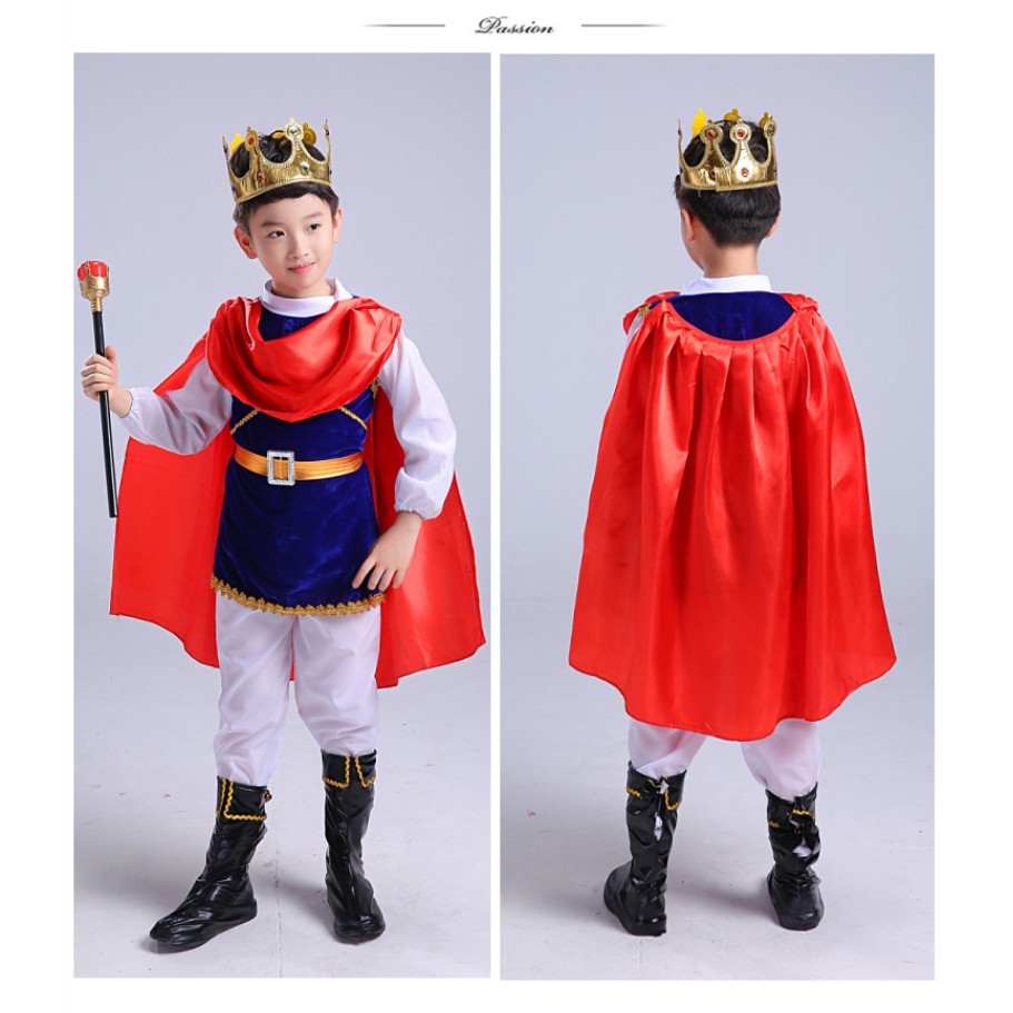Versatile Essential Kids Boys Prince Costume Children Halloween Cosplay King Pirate Costumes Boy Fantasia European Ro... - Image 2