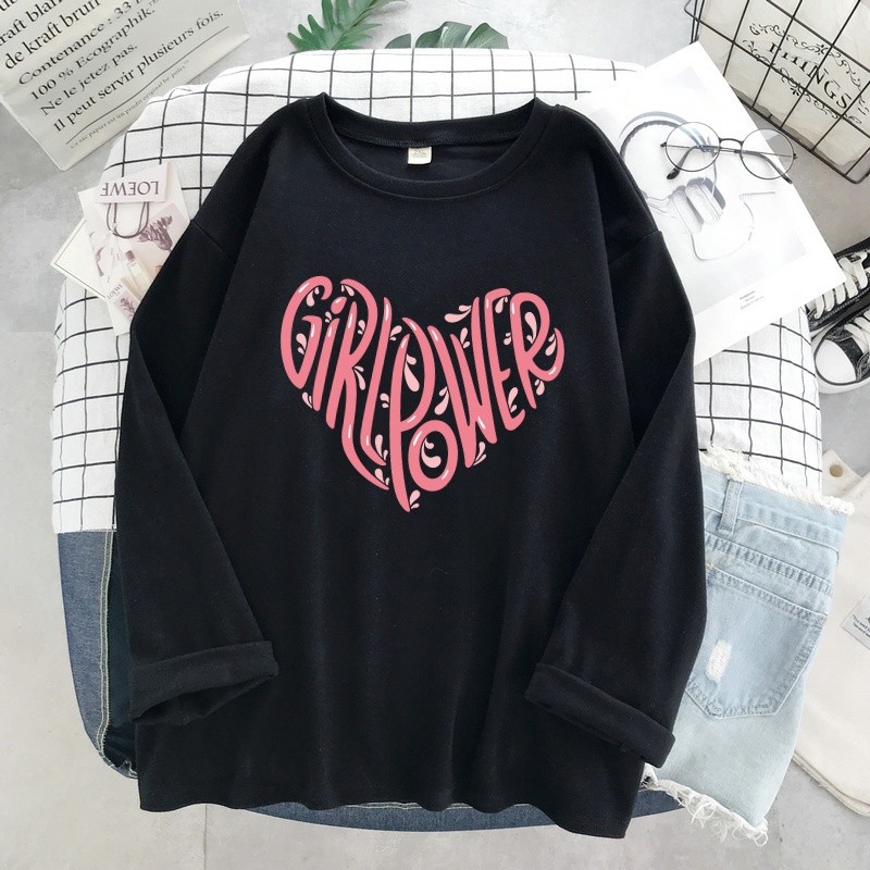 Essential Durable Plus Size 5XL 2022 New Women's T-Shirt Korean Style Fashion Butterfly Print Loose Sweatshirt Long S... - Image 2