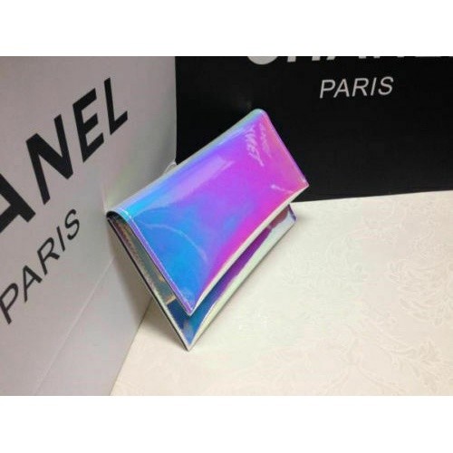 Smooth Jelly Candy Holographic PU Leather Fabric Rainbow For Sewing Bag Clothing Material DIY Thickness 0.9mm