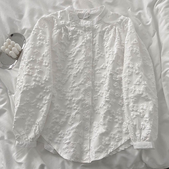 Quality Purpose Korean Style Women Ladies Loose Long Sleeve Shirt Blouse Baju Wanita Lengan Panjang New Ready Stock V... - Image 3