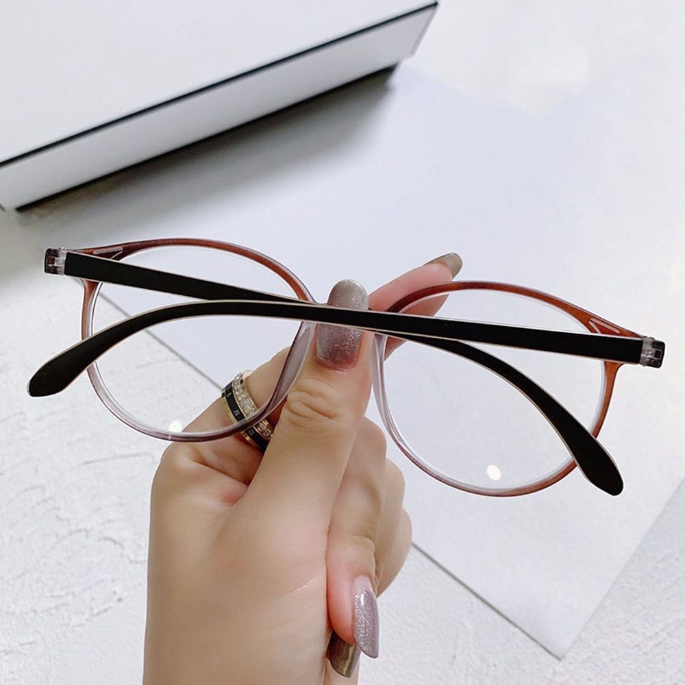Multi Durable AHOUR Simple Female Computer Glasses All-match Korean Style Anti Blue Light Women Fashion Men Leopard O... - Image 3