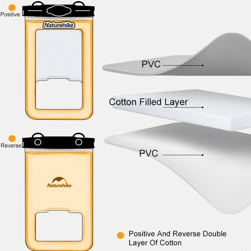 Style Outdoor Naturehike Waterproof Mobile Phone Case IPX8 Water Proof Bag Swim Cover Lightweight Portable Bags Touch... - Image 2