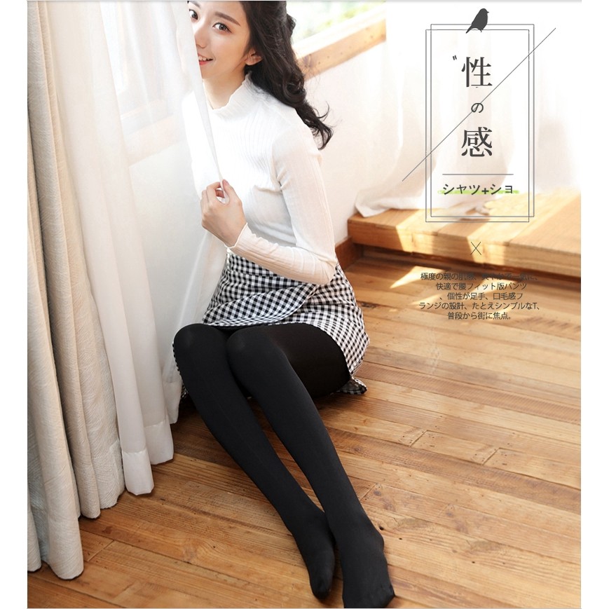 Women Brushed Stretch Fleece Lined Thick Tights Warm Winter Pants Warm Leggings
