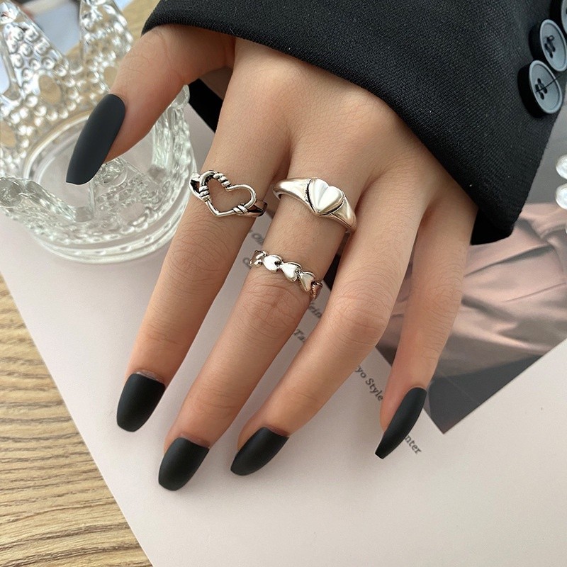 Reliable Versatile Trendy Boho Pearls Joint Ring Set/ Women Geometric Knuckle Finger Rings/ Female Wedding Party Jewe... - Image 3