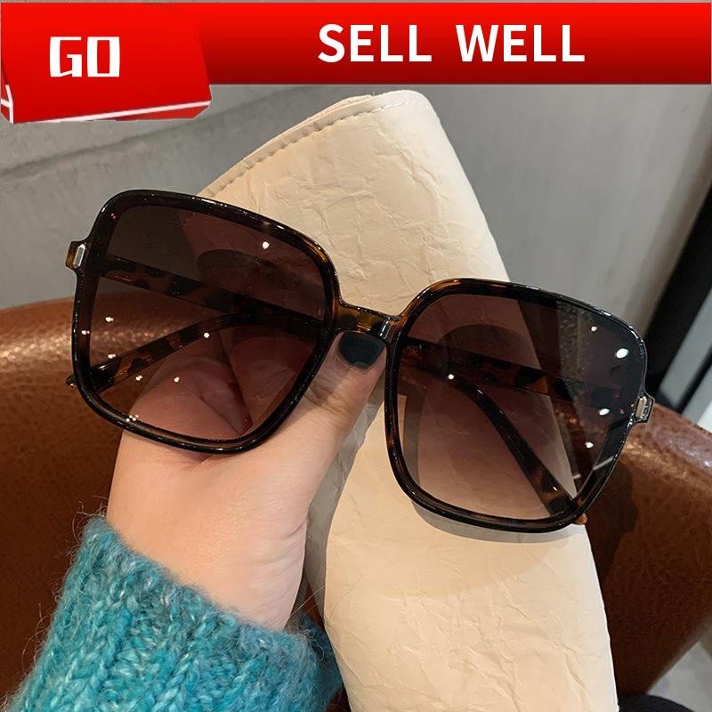 Essential Durable [] spek mata viral cermin glasses Bingkai wajah besar hitam langsing wanita uvs Purpose - Image 3