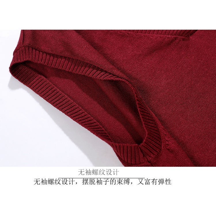 Essential Multi 40-90kg Wear Loose Plus Size 2XL 3XL 4XL Women Knitted V-neck Vest Oversized Sleeveless Knitwear Soft... - Image 3