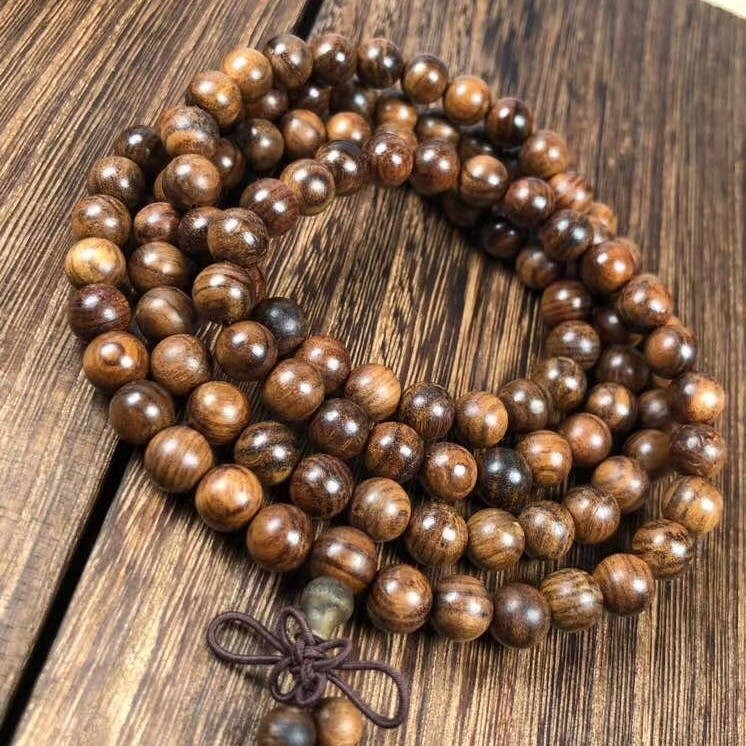 Essential Premium muslim tasbih kayu koka kokka Gelang Holus Hitam Fure Lelaki Mentah Semula Jadi Dan - Image 4