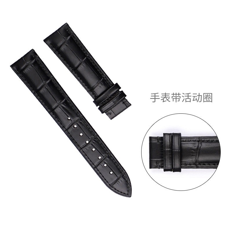 Chic Daily 2pcs Watch Strap Loop Leather Wristband Rings band Keeper 14 16 18 19 20 21 22 24 26mm Security Holde - Image 2