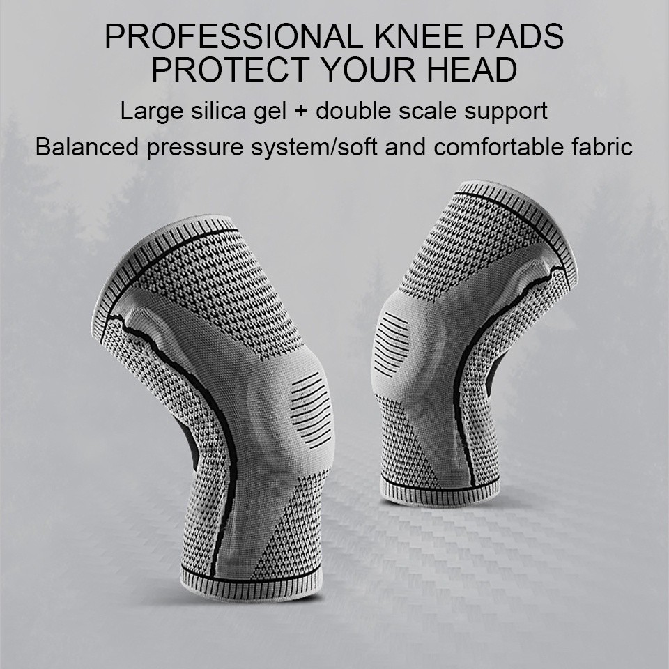 Essential Durable 1PC Silicone Knee Brace Patella Medial Support Protector Pads Sports Leg Warmer Guard Join - Image 3