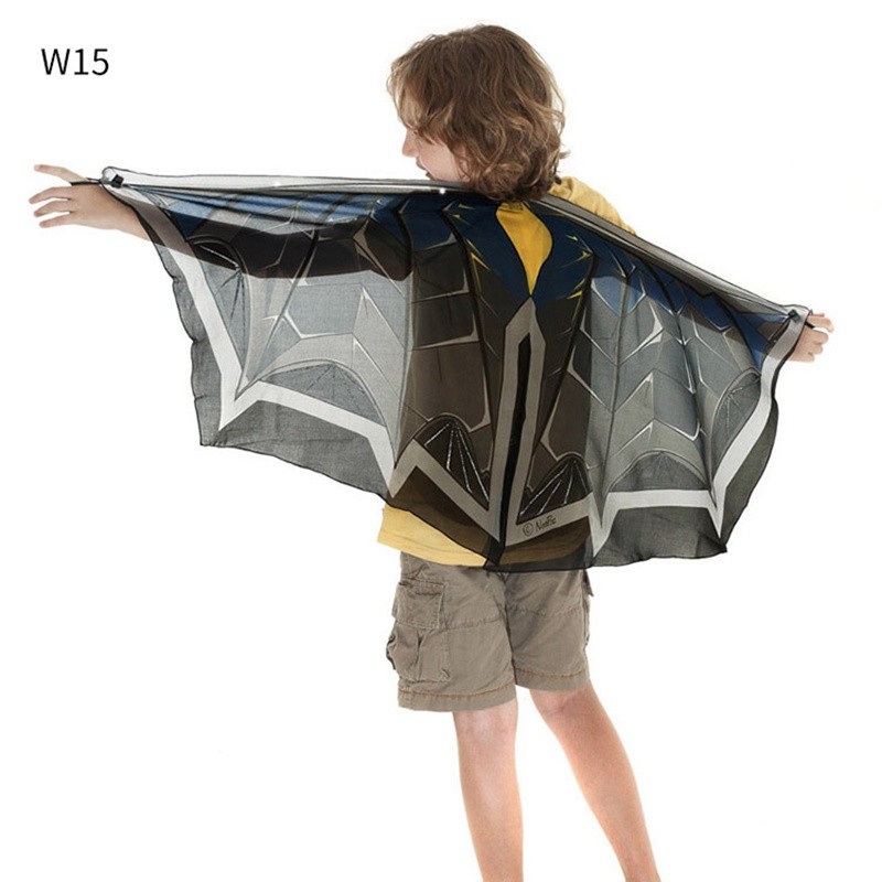 Quality Purpose Butterfly Wings Angel Fairy Wing Party Fancy Cape Kids Cloak Eye Mask Shawl Halloween Cosplay Multi - Image 3