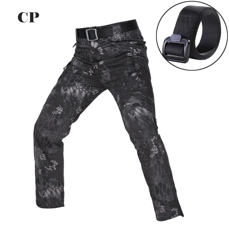 Premium Quality Tactical Pants IX9 Men Outdoor Sport Army Hiking Trousers Belt - Image 2