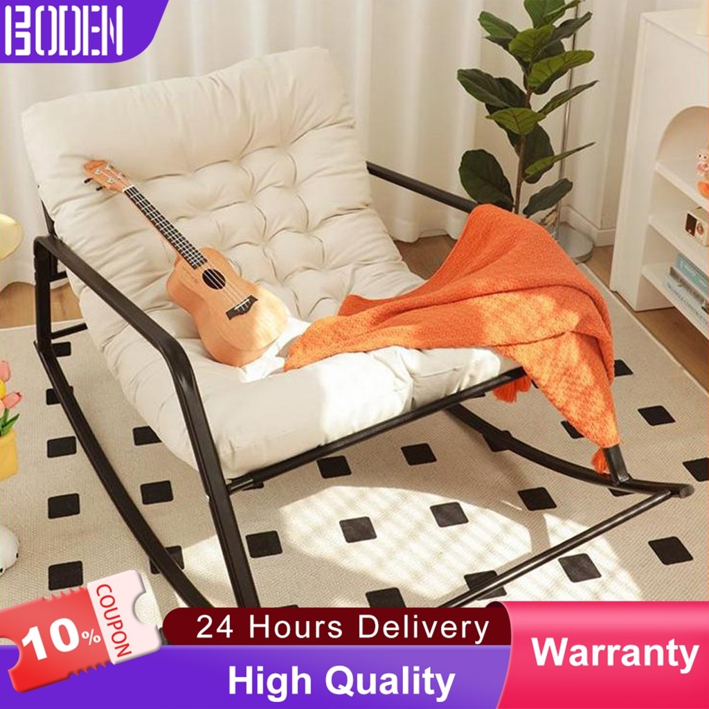 【Free Gift】Double Lazy Chair Lazy Sofa Rocking Chair Kerusi Malas Armchair Sofa Bedroom Living Room Sofa Lounge Chair