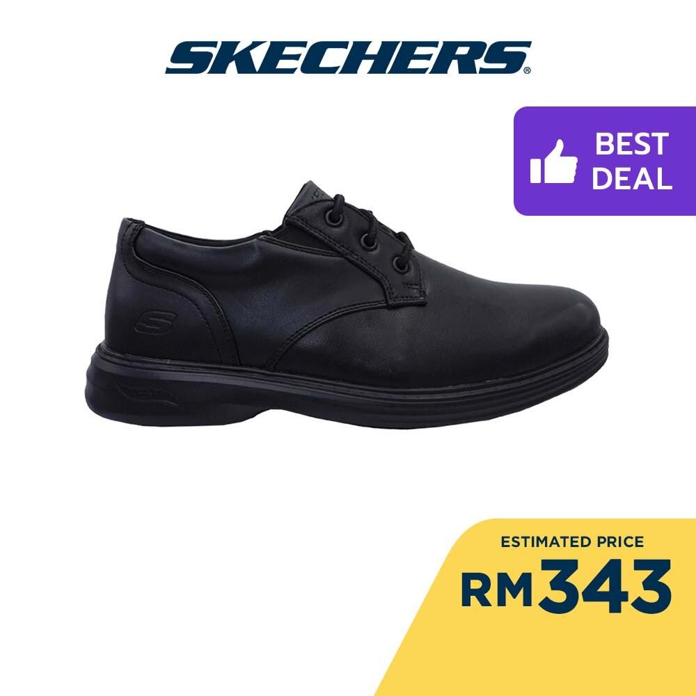 Skechers Men SKECHERS USA Arch Fit Ogden Rupert Shoes - 204740-BBK Kasut Sneaker, Lelaki