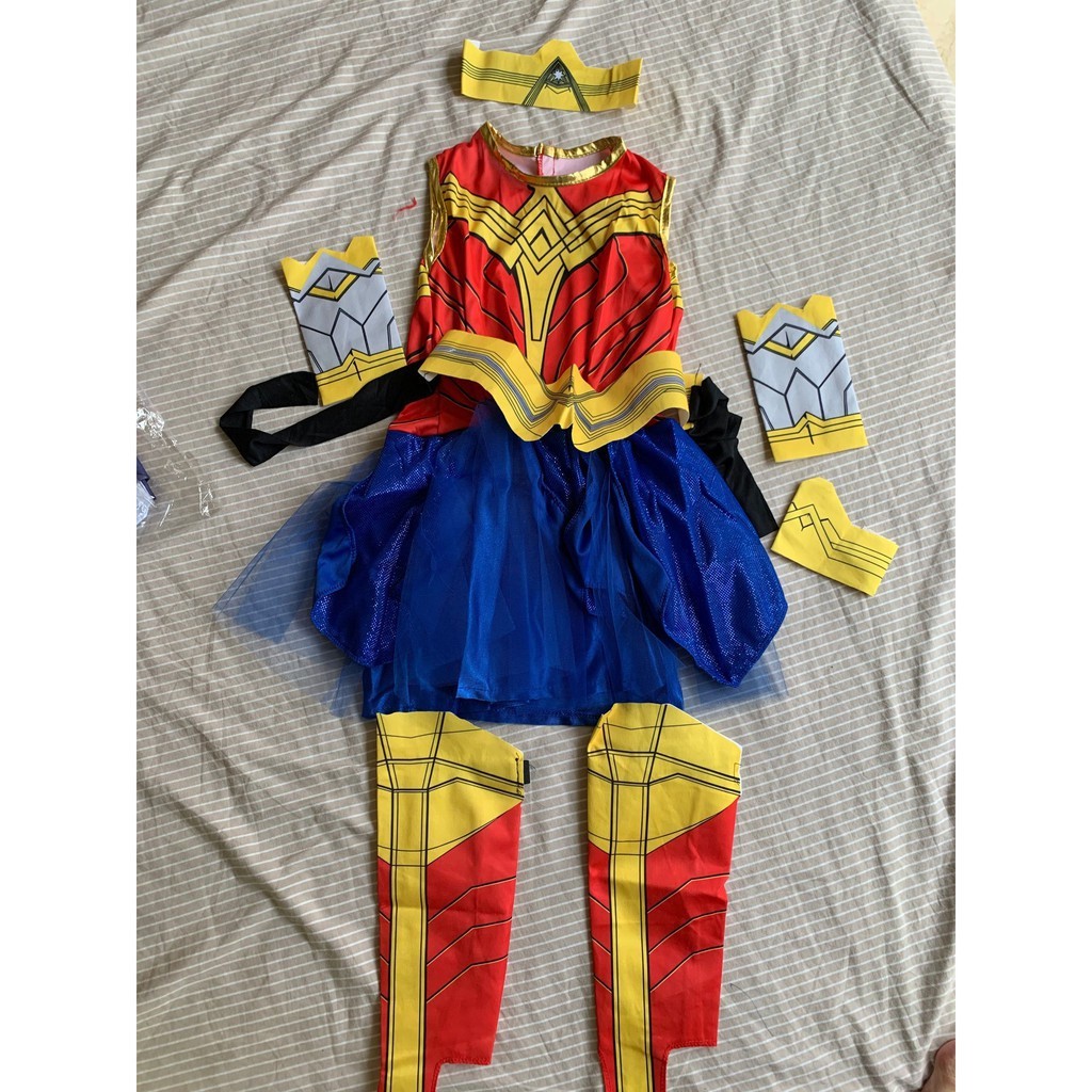 Essential Must Child Dawn Of Justice Wonder Woman Cosplay Costume Girls Supergirl Halloween Kids Multi - Image 5