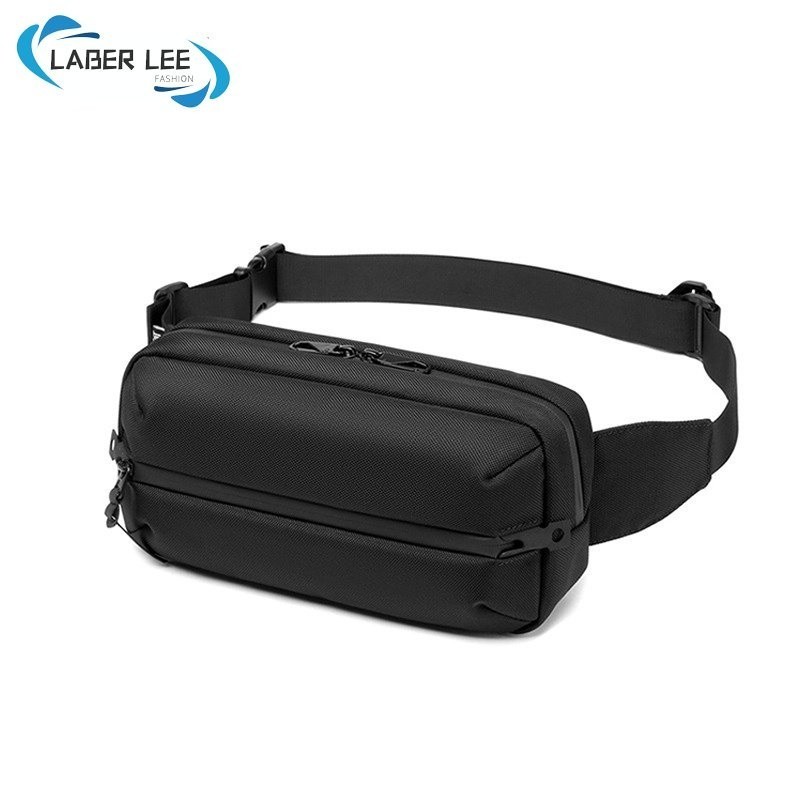 Travel Chic LABER LEE Waist Bag Men Multifunctional Chest Oxford Waterproof Sling Style - Image 5