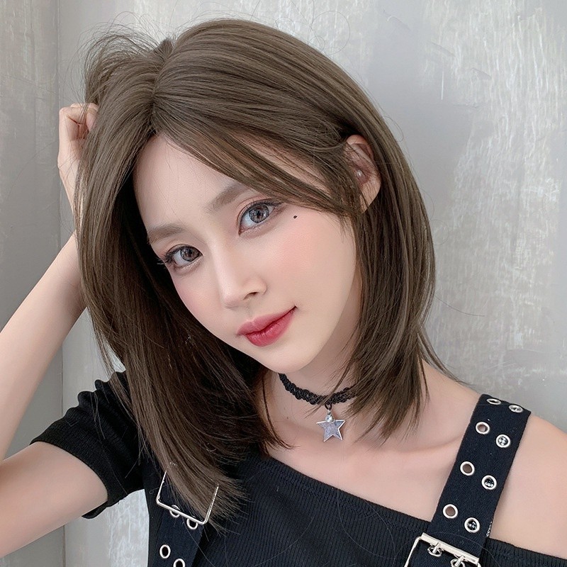 Premium Have D-119Wig Women's Mid-length Hair Trimming Short Straight Manufacturers Wig Collarbone Leng - Image 4