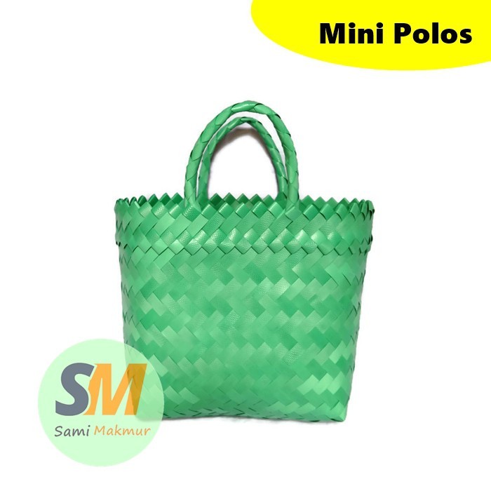 Chic Daily Plain Mini Plastic Woven Bag/Tote Bag Hampers Birthday Parcel Souvenir Snack Fashion Style - Image 4