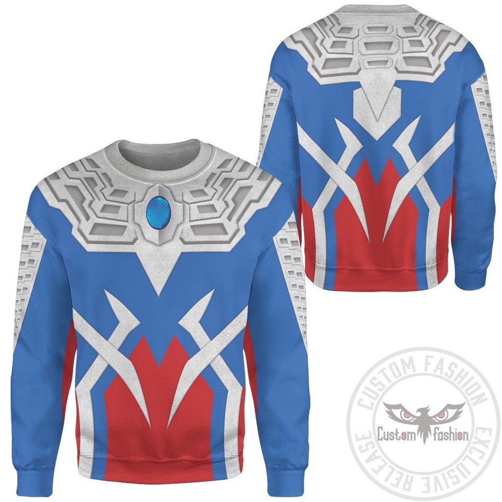 Purpose Versatile 【CustomFashion】Ultraman Zero Hoodie Long Sleeve Shirt T-shirt Zipper Hoodies Man Women Kid Suit... - Image 5