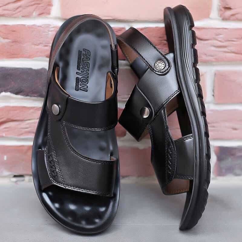 <INT>.Ready Stock    selipar lelaki sandal lelaki New Beach Shoes Summer Lelaki Sandal Summer Soft