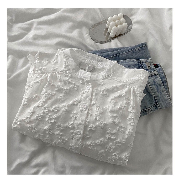 Korean Style Women Ladies Loose Long Sleeve Shirt Blouse Baju Baju Wanita Lengan Panjang New Ready Stock