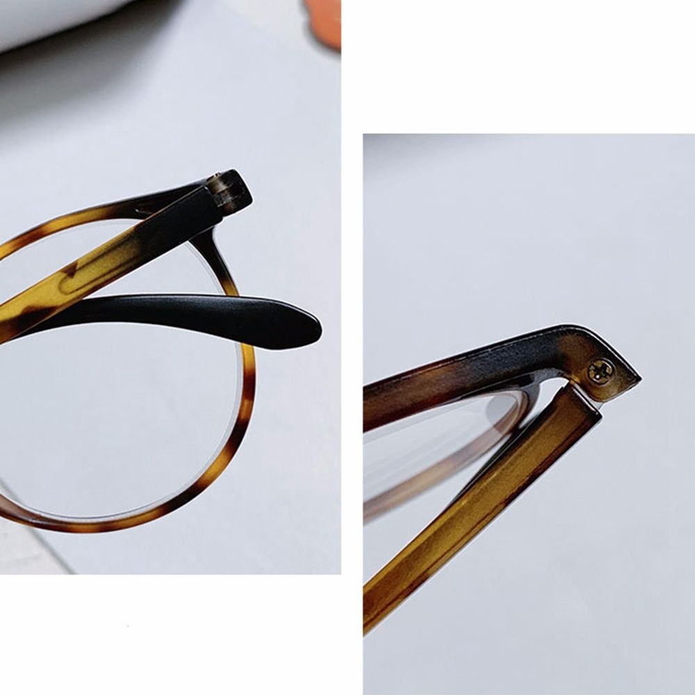 Multi Durable AHOUR Simple Female Computer Glasses All-match Korean Style Anti Blue Light Women Fashion Men Leopard O... - Image 2